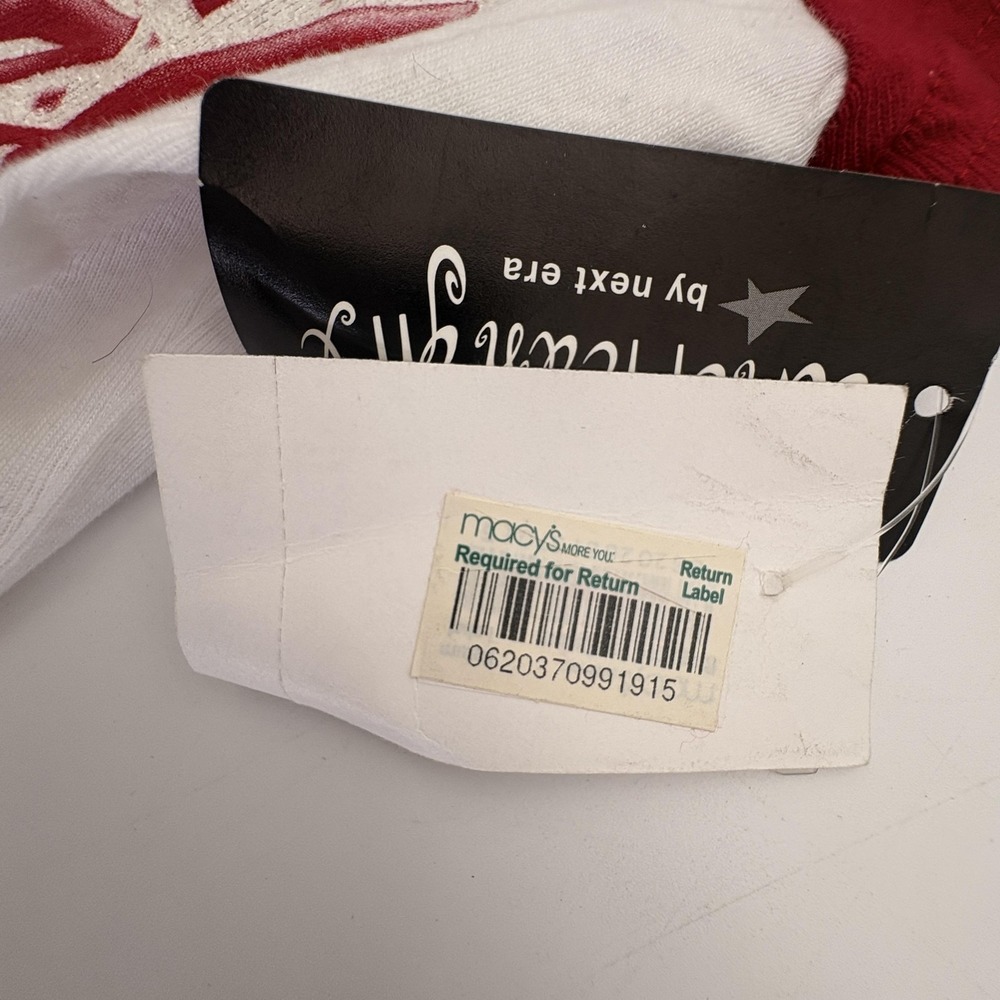 American Girl By Next Era Shirt Girls S White Red New York 25 Jersey Graphic Tee - Picture 6 of 7